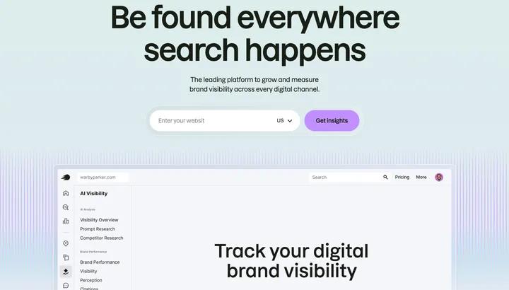 Semrush — skærmbillede af værktøjets flade